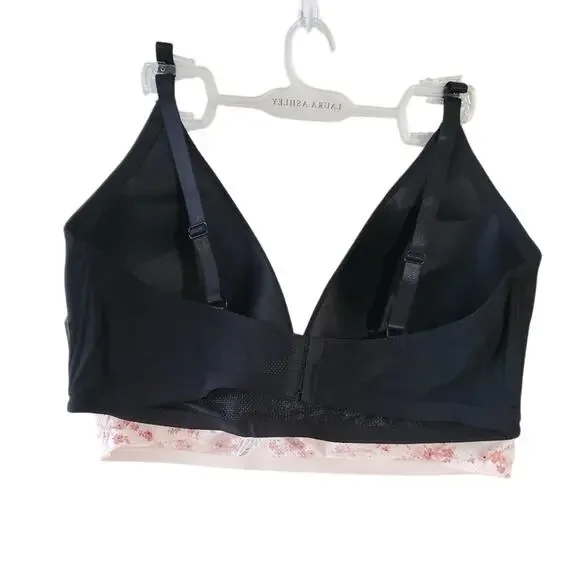 LAURA ASHLEY 2pk breathable comfort‎ Wirefree bras
